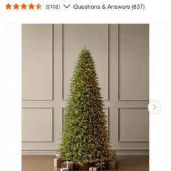 Home Decorators Collection 12 ft. Grand Duchess Twinkling Balsam Fir LED Pre-Lit Artificial Christmas Tree