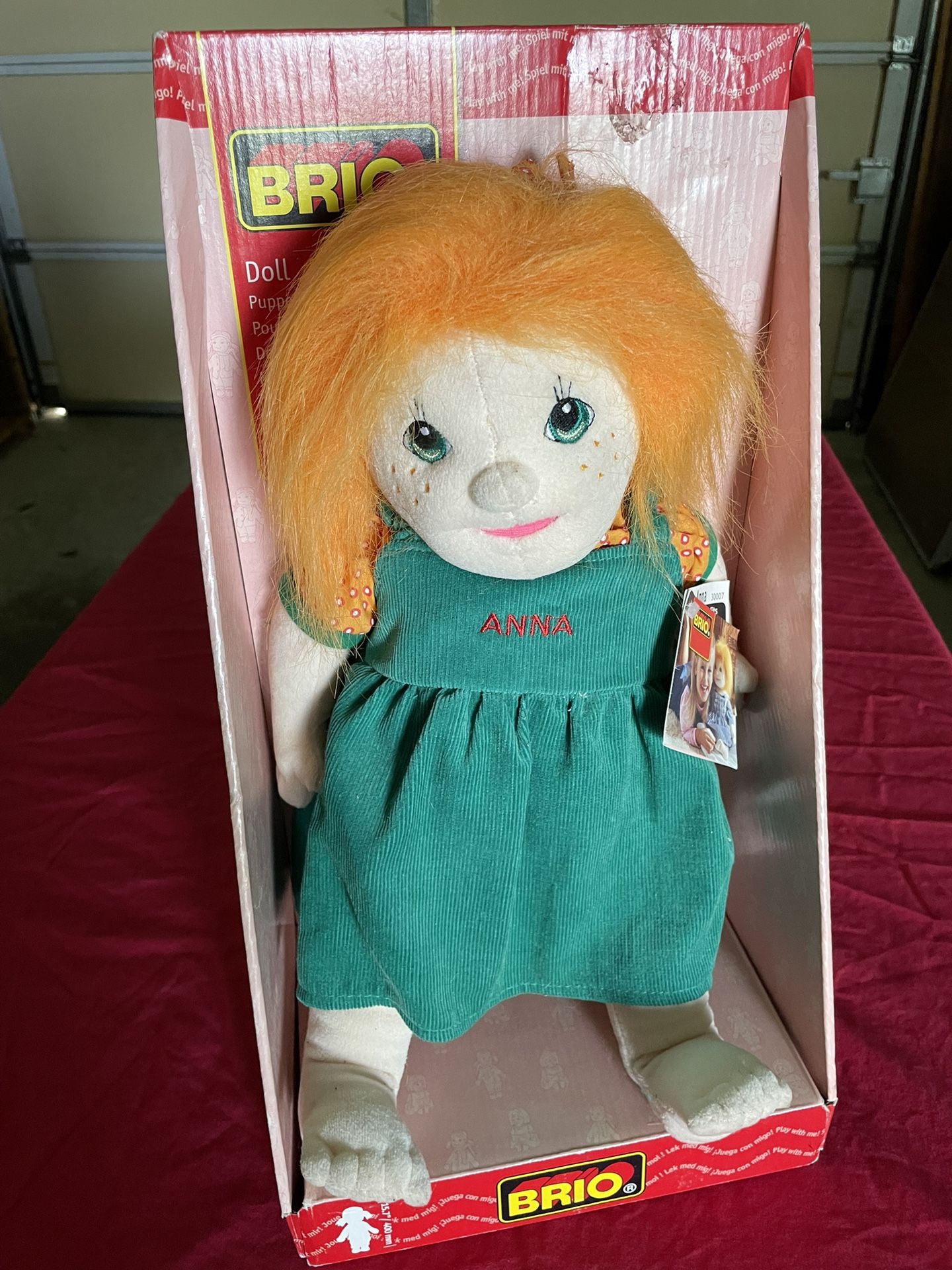 Brio Doll Anna In Original Box 15.7"T Sweden origin New in box With Tags