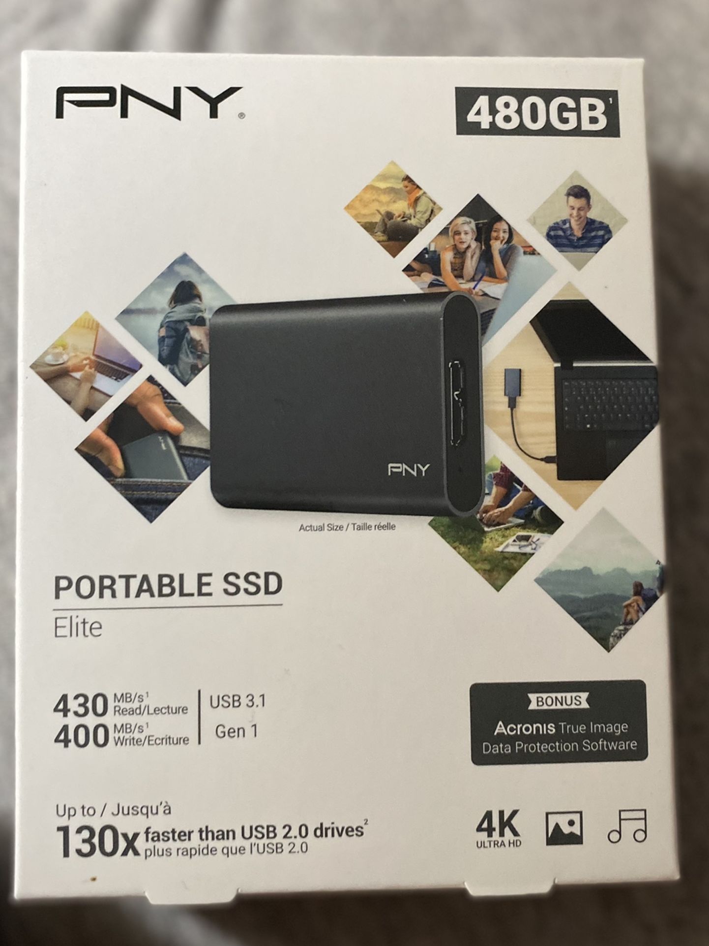 2 - PNY Portable SSD 480GB