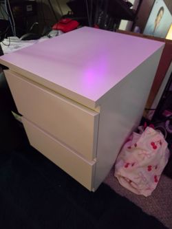 Ikea Night Stand 2- Drawer Malm