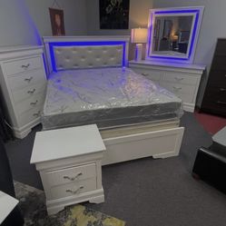 🔥 MODERN LED BEDROOM SET ON SALE – JUST $998! 🔥