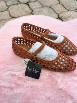 Nicole Miller New York Woven Flat Shoes