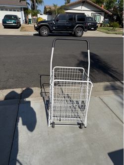 Folding utility cart