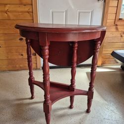 Antique gateleg drop-leaf table