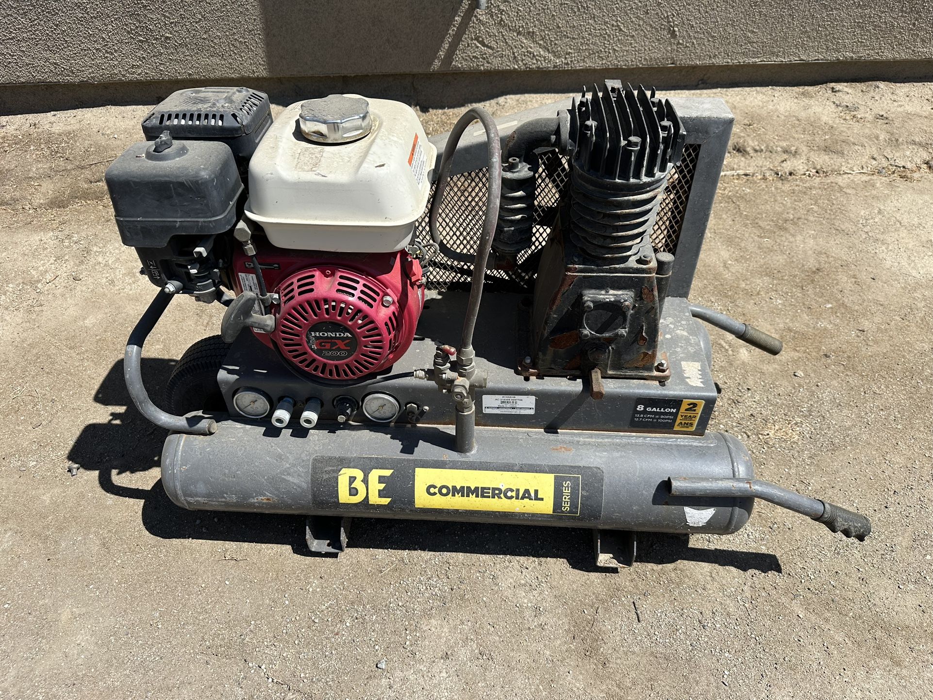 BE Portable 90 Psi Air Compressor