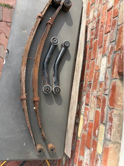 Jeep Cherokee leaf springs and control arms