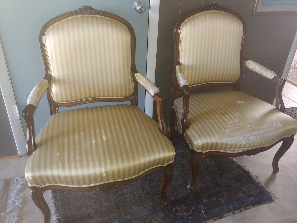 Apair French chair