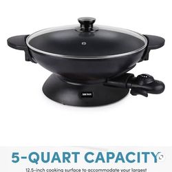 Aroma 5-Quart Electric Wok