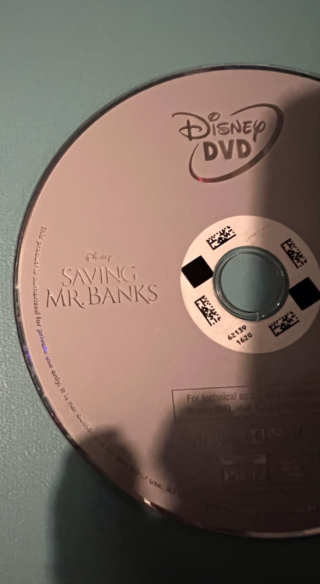 DVD used product Disney Movie saving Mrs. Banks no issues whatsoever