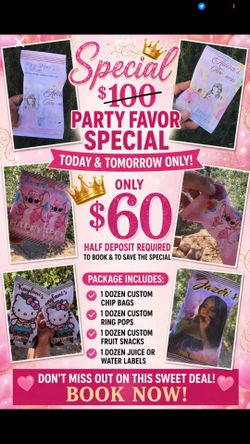 Sale Party Favor Package