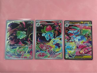 Bulbasaur Ivysaur Venusaur connecting art