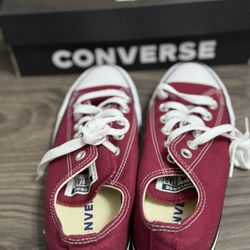 CONVERSE Size 5M/7W, M9691 All Star Ox Maroon, Unisex 
