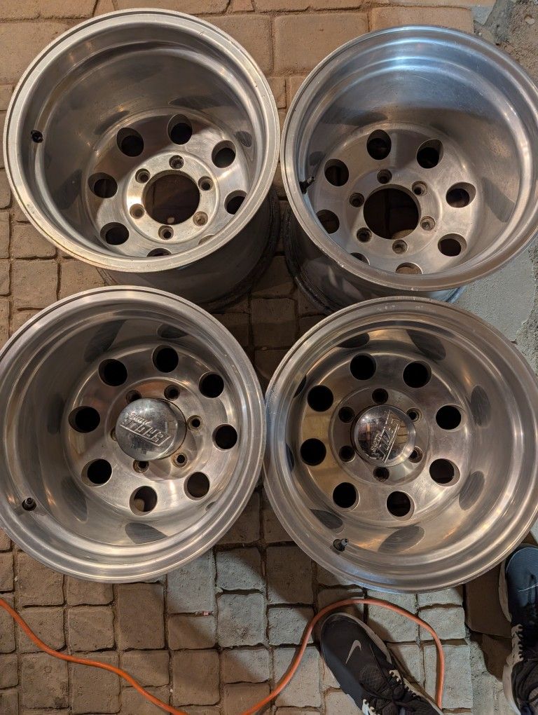 Eagle Alloy 15x12 Chevy 6 x 5.5 0589 Aluminum Wheels