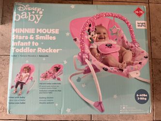 Disney minnie mouse stars and smiles infant to toddler Rocker