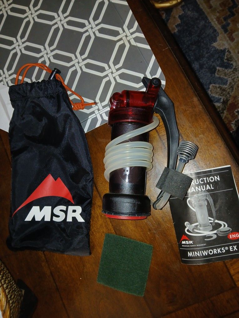 New MSR Miniworks Water Filter