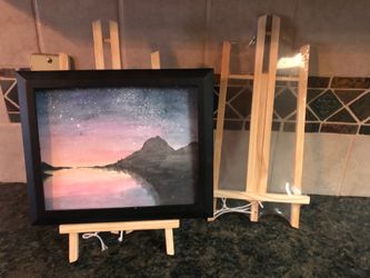 Wooden Easels- set of 2