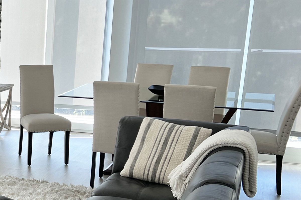 GLASS TABLETOP DINING OR DESK