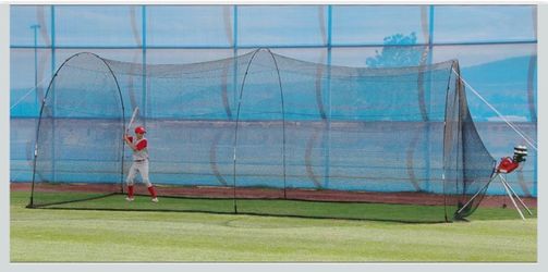 New!! 22’ HEATER Sports PowerAlley Baseball & Softball Batting Cage Net & Frame
