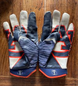 Auburn University original Football Receiver Gloves used