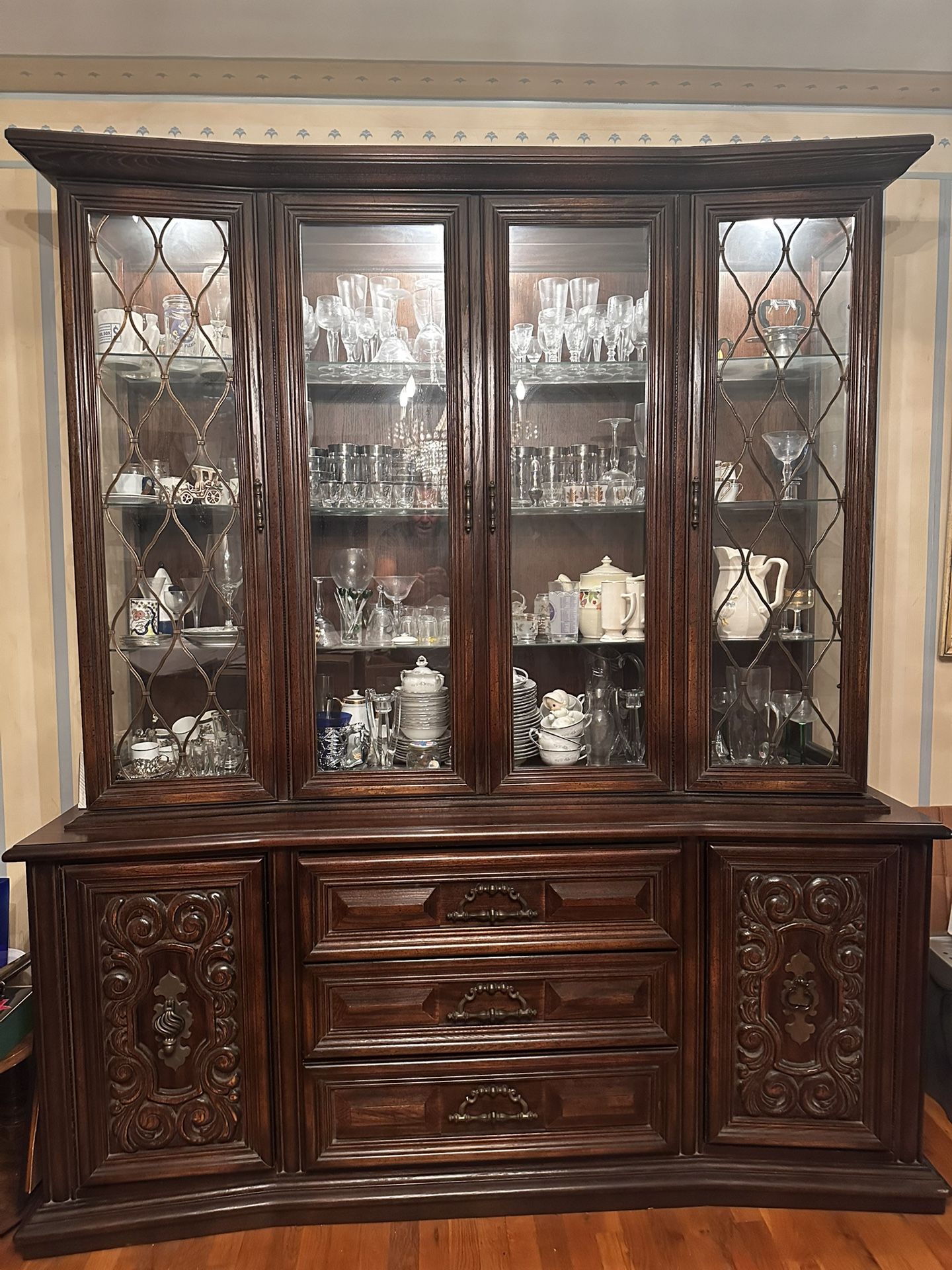 Vintage China Cabinet