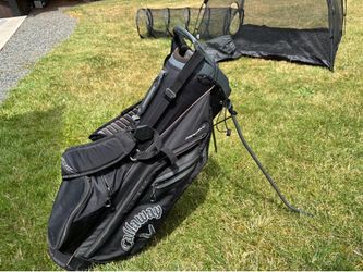 Callaway Golf Stand Bag Black Print Charcoal