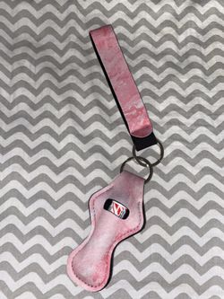 Keychain/chapstick holder