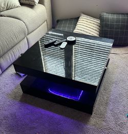 Coffee table and fire Tv stand set