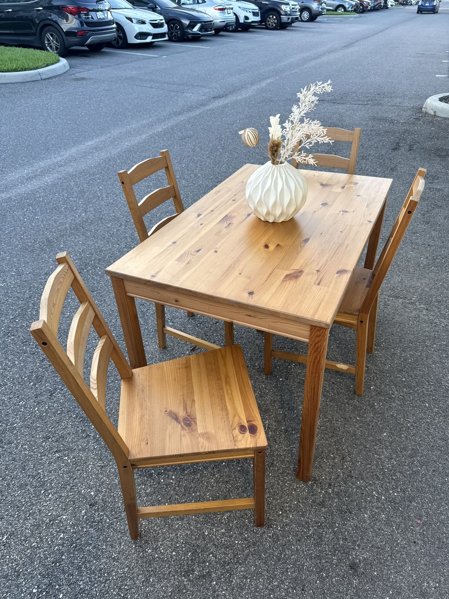 IKEA Wood Dining Table!