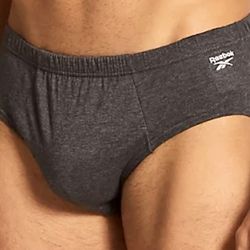 Reebok Men’s cotton low rise briefs, 5- pack