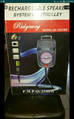 Bocinas kareoke con Bluetooth