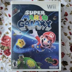 Super Mario Galaxy Nintendo Wii Box And Manuel Only