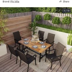 7 Piece Patio Dining Set