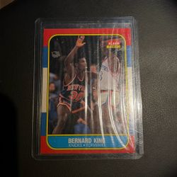 1986 Fleer  Bernard King