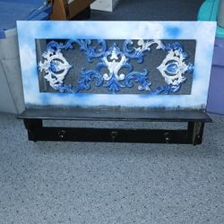 Three Hook Shelf Unit