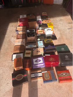 Large cigar box collection