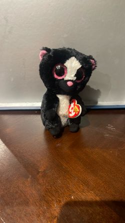 Ty Beanie Boos - FLORA the Skunk (6 Inch) NEW MWMTs Plush Stuffed Animal Toy