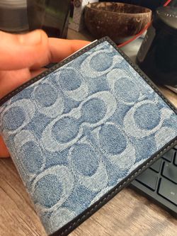 New coach wallet still sealed