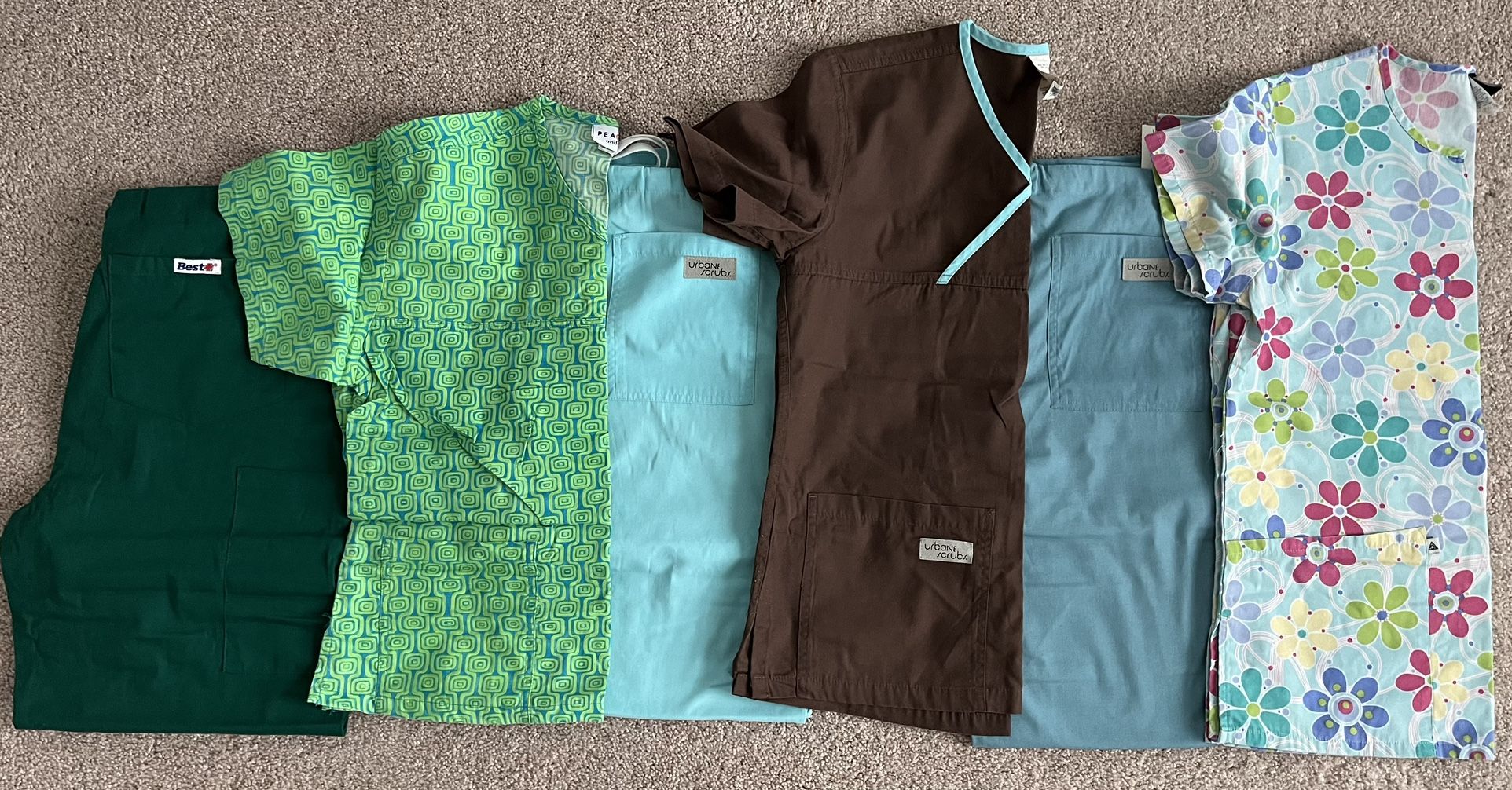 Women’s Uniform Scrubs, (Extra Small)