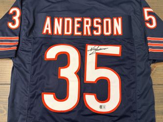 🏈 Neal Anderson Beckett Witnessed Autographed Chicago Bears #35 Jersey