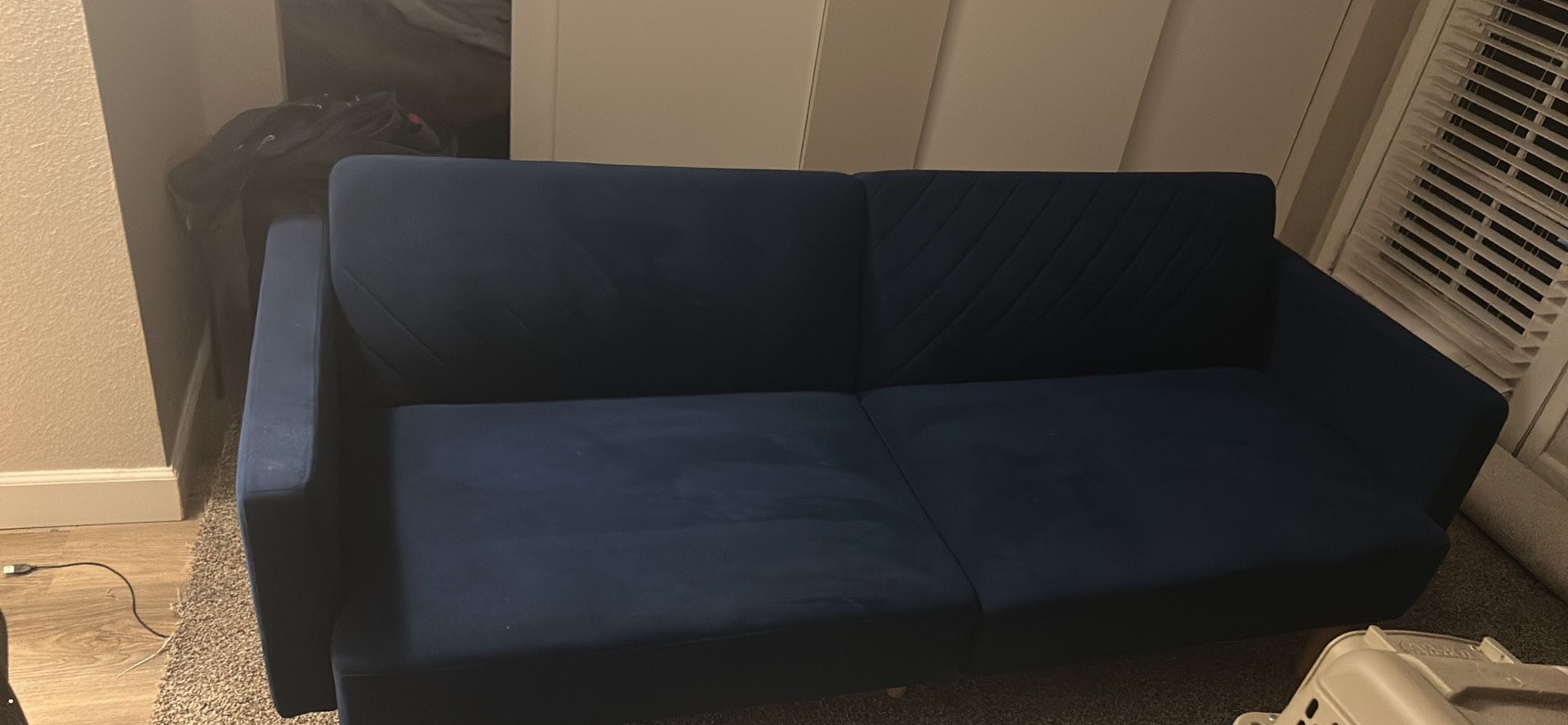 Dark Blue Couch/Futon