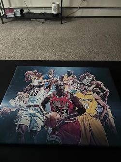 NBA Legends Canvas Wall Art Print