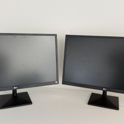 27” LG  Monitors Barely Used