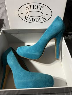 Stilettos -blue - Suede