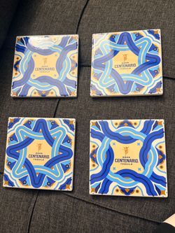 Gran Centenario Ceramic Coasters - Set of 4 for $10