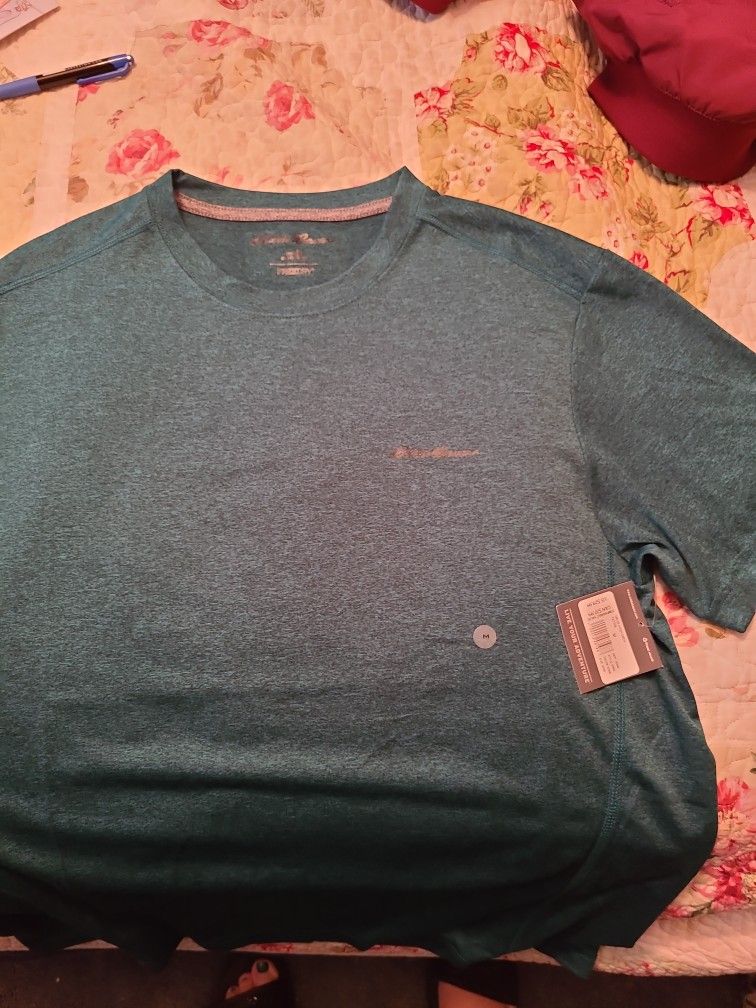 Eddie Bauer Men's Freedry M Patina Green Tee