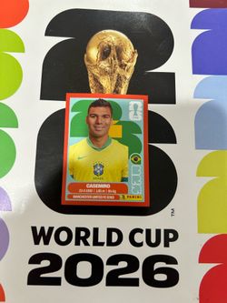 Casemiro Panini World cup 2026 Sticker