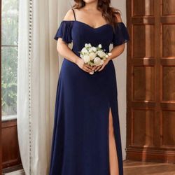Navy Blue Dress 