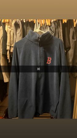 Boston Red Sox Fleece Quarter-Zip Jacket XL