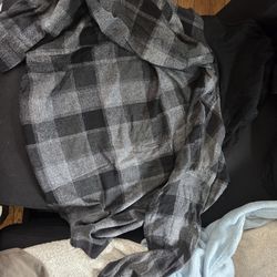 Plaid shirt with hoodie oceancurrent