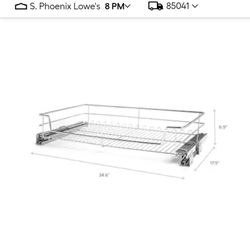 Kitchen Cabinet Sliding Basket 🧺 